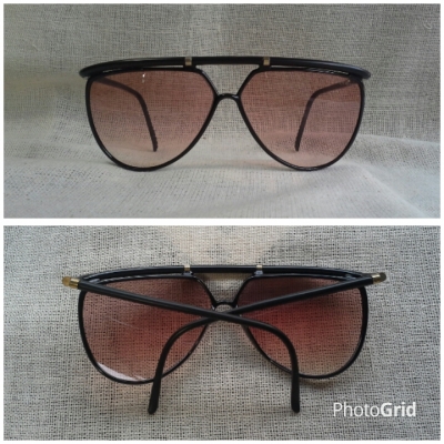 แว่นตาที่สุดแห่งที่สุดของแบรนด์เนมฝรั่งเศส  โมเดลซาบซึ้ง &#039;หยดน้ำตา&#039;  Vintage YVES SAINT LAURENT handmade in Paris, France  บิ๊กไซซ์!