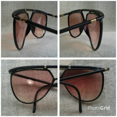 แว่นตาที่สุดแห่งที่สุดของแบรนด์เนมฝรั่งเศส  โมเดลซาบซึ้ง &#039;หยดน้ำตา&#039;  Vintage YVES SAINT LAURENT handmade in Paris, France  บิ๊กไซซ์!