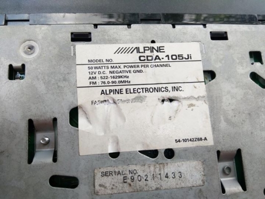 ขายAlpine cda-105 ji ขายAlpine cda-105 ji