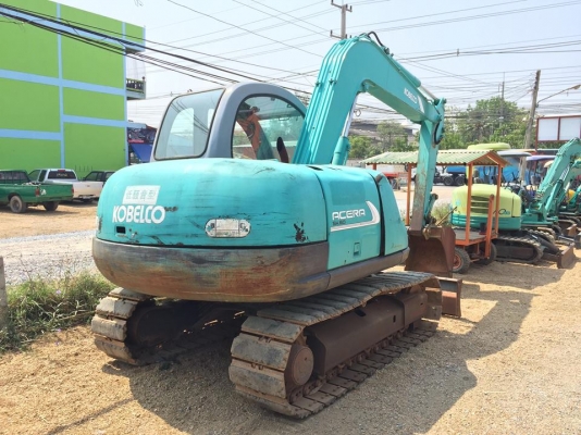 Kobelco SK60-3 มาร์คไฟว์ซุปเปอร์ เก่าญี่ปุ่นรถสวย แทรคเหล็กหุ้มก้อนบาง