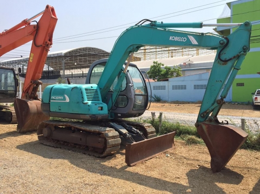 Kobelco SK60-3 มาร์คไฟว์ซุปเปอร์ เก่าญี่ปุ่นรถสวย แทรคเหล็กหุ้มก้อนบาง