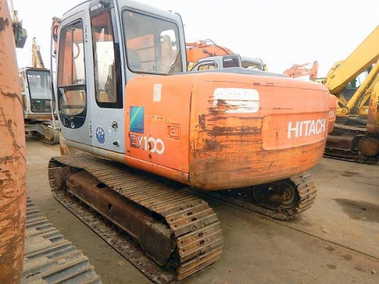 Hitachi EX100-5 เก่าญี่ปุ่น มีไลน์หัวเจาะ รถสวย ระบบดี