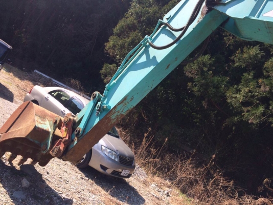 Kobelco SK120-3 มาร์คไฟว์ซุปเปอร์ เก่าญี่ปุ่น มีไลน์หัวเจาะ