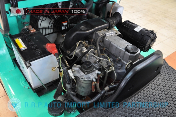 ขายรถโฟล์คลิฟท์มือสอง MITSUBISHI FD20-06760 นำเข้าจากประเทศญี่ปุ่น 100\% ไม่เคยใช้งานในไทย