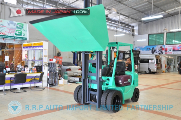ขายรถโฟล์คลิฟท์มือสอง MITSUBISHI FD20-06760 นำเข้าจากประเทศญี่ปุ่น 100\% ไม่เคยใช้งานในไทย
