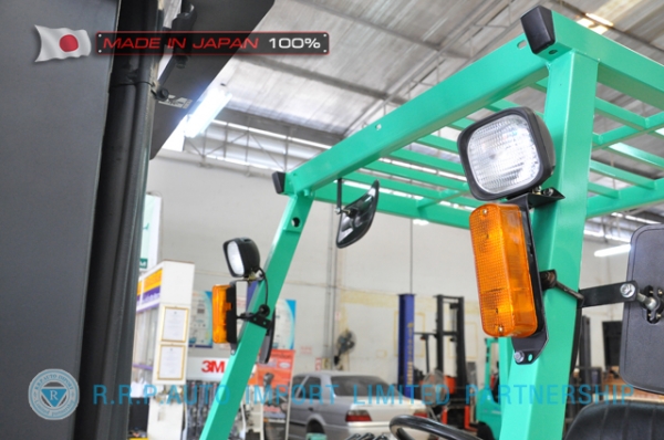 ขายรถโฟล์คลิฟท์มือสอง MITSUBISHI FD20-06760 นำเข้าจากประเทศญี่ปุ่น 100\% ไม่เคยใช้งานในไทย