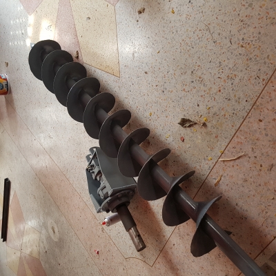 สว่านเจาะดิน+มอเตอร์