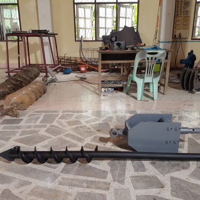 สว่านเจาะดิน+มอเตอร์