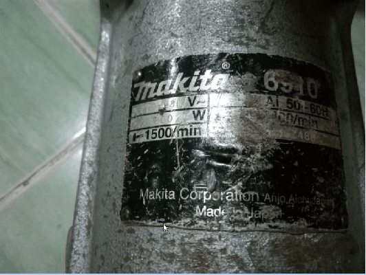 -ขายบล๊อกไฟฟ้าขนาด 1นิ้ว Makita Model 6910 แท้100\%.