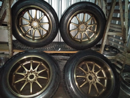 รดราคาขายแม็ก ce 28 ขอบ18 5รู114 พร้อมยาง หน้ายางNANKAMG235/55R18 หลังยางNITTO