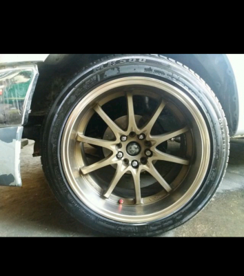 รดราคาขายแม็ก ce 28 ขอบ18 5รู114 พร้อมยาง หน้ายางNANKAMG235/55R18 หลังยางNITTO