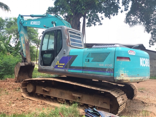 ขายรถแบคโฮ KOBELCO SK200 YN10 แอร์ไฟฟ้าเล่มทะเบียนพร้อม สนใจโทร 081-970-1072