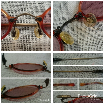 แว่นตาเก่าแก่ฝรั่งเศสเชื้อสายอิตาเลียน  โมเดลคลาสสิค &#039;วงรีเล็ก&#039;  Vintage CERRUTI 1881 handmade in Paris, France