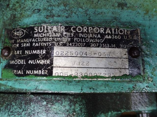 ปั้มลม High Pressure 10.5 บาร์ ยี่ห้อ Sullair รุ่น H1300 (1300 cfm, เครื่อง CAT 3406 Turbo) จากญี่ปุ่น ราคาถูกมากครับ ปั้มลม High Pressure 10.5 บาร์ ยี่ห้อ Sullair รุ่น H1300 (1300 cfm, เครื่อง CAT 3406 Turbo) จากญี่ปุ่น ราคาถูกมากครับ