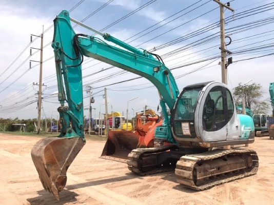 ขายรถแบคโฮ KOBELCO SK100 MARK 5 SUPER มีลายหัวกระแทก รถนอกนำเข้าจากญี่ปุ่น มีVDOการทำงานครับ