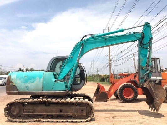 ขายรถแบคโฮ KOBELCO SK100 MARK 5 SUPER มีลายหัวกระแทก รถนอกนำเข้าจากญี่ปุ่น มีVDOการทำงานครับ