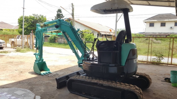 ขาย แบคโฮ KOBELCO SK30SR มีไลน์แย็ก เครื่องดี ปั้มนิ้ว ช่วงล่างแน่น ไฟฟ้าเต็ม เอกสารใบอินวอยซ์