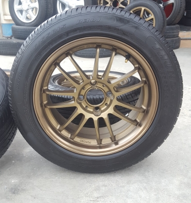 ล้อมือ2 RE30 ขอบ15 4รู100 พร้อมยาง 4 ล้อ ล้อมือ2 RE30 ขอบ15 4รู100 พร้อมยาง 4 ล้อ