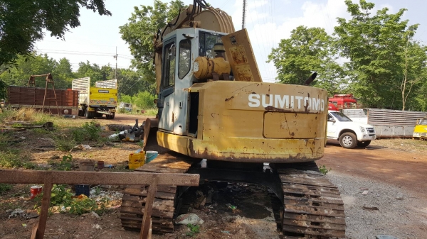 ขาย แบคโฮ SUMITOMO 145U1 สภาพพร้อมใช้งาน ไฟฟ้าตัดแล้ว เอกสารใบซื้อขาย ราคาต่อรองได้