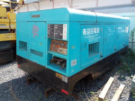 ปั้มลม AIRMAN PDSG750S มือสองญี่ปุ่น เก่ง NDT 085-904-9669