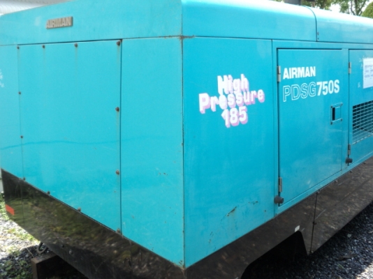 ปั้มลม AIRMAN PDSG750S มือสองญี่ปุ่น เก่ง NDT 085-904-9669