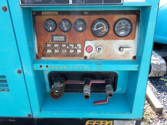 ปั้มลม AIRMAN PDSG750S มือสองญี่ปุ่น เก่ง NDT 085-904-9669