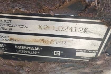 CATTERPILAR 307SSR ราคา 365,000 บาท เครื่องดี ปั้มแรง โช่หนา เอวแน่น เอกสารเล่มทะเบียน  รถอยู่ จ.สกลนคร
