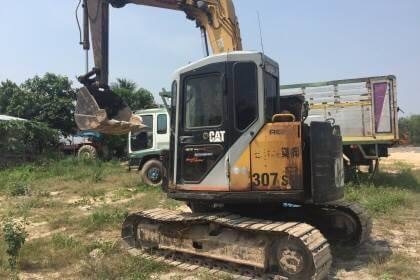 CATTERPILAR 307SSR ราคา 365,000 บาท เครื่องดี ปั้มแรง โช่หนา เอวแน่น เอกสารเล่มทะเบียน  รถอยู่ จ.สกลนคร