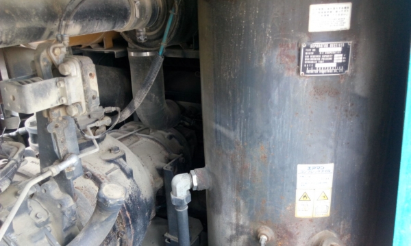 ปั้มลม AIRMAN PDS655S # 68-4B10467 มือสองญี่ปุ่น เก่ง NDT 085-904-9669