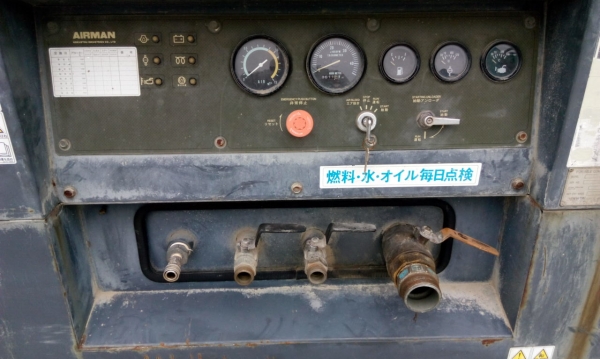 ปั้มลม AIRMAN PDS655S # 68-4B10467 มือสองญี่ปุ่น เก่ง NDT 085-904-9669