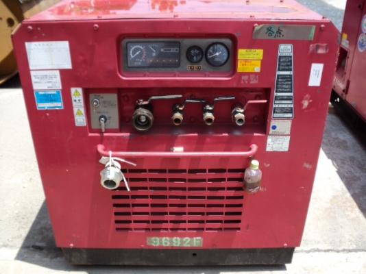 ขายปั้มลม AIRMAN PDS265S แบบตู้ เก่าญี่ปุ่น