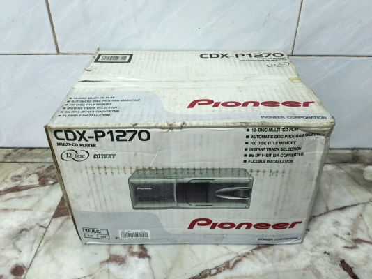 ขายตู้ CD PIONEER CDX - P1270 เป็นของใหม่เก่าเก็บ
