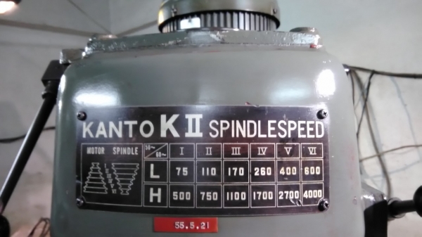 **ขายถูกๆ เครื่องมิลลิ่งมือสองจากญี่ปุ่น** KANTO KII(KR-25KII)ออโต้ครบ ทุกระบบใช้งานได้ดีมากๆนิ่งๆเงียบทุกเกียร์ พร้อมใช้งาน จัดส่งทั่วไทยครับ