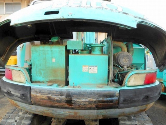 Kobelco SK60-2 มาร์คไฟว์ เก่าญี่ปุ่น มีไลน์หัวกระแทก มีใบมีดดัน สีเดิมๆ