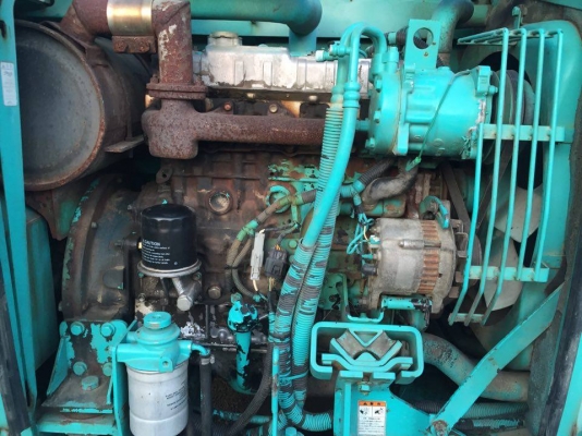 Kobelco SK60-2 มาร์คไฟว์ เก่าญี่ปุ่น มีไลน์หัวกระแทก มีใบมีดดัน สีเดิมๆ