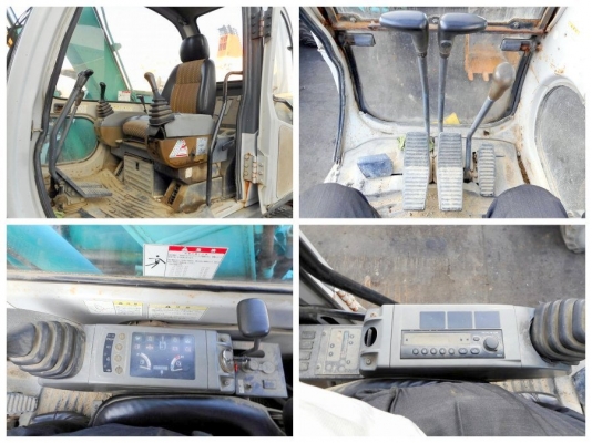 Kobelco SK60-2 มาร์คไฟว์ เก่าญี่ปุ่น มีไลน์หัวกระแทก มีใบมีดดัน สีเดิมๆ