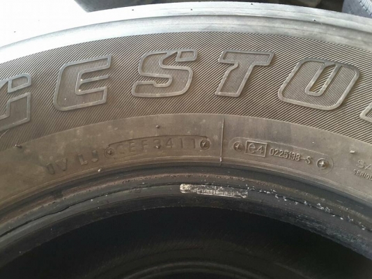 บริสโตน ดุเลอร้ HT 265-70-16 ปลายปี11 สภาพดี 1ชุด