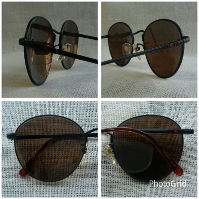 แว่นตาผู้ดีอังกฤษ &#039;หยดน้ำใหญ่ เอริค แคลพตัน&#039;  Vintage CAMBRIDGE UNIV. handmade in England