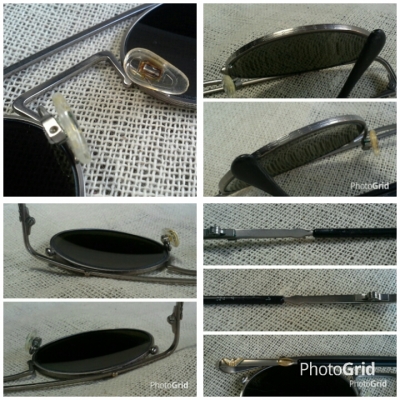 แว่นตาอิตาเลียนแบรนด์หรู แนวสตีมพังค์  เลนส์กระจกฉาบปรอท  หายาก!  Vintage EMPORIO ARMANI handmade in Italy