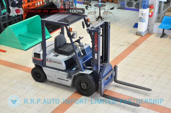 ขายรถโฟล์คลิฟท์มือสอง KOMATSU รุ่น FD20-4493974 นำเข้าไม่เคยใช้งานในไทย