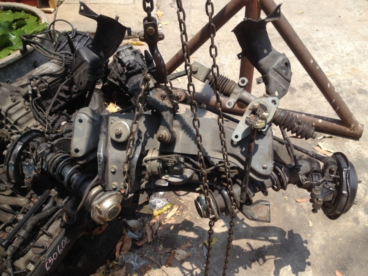 ขายช่วงล่าง ไดฮัทสุ 660 cc (ของรถดับเพลิง) พร้อมเครื่องยนต์