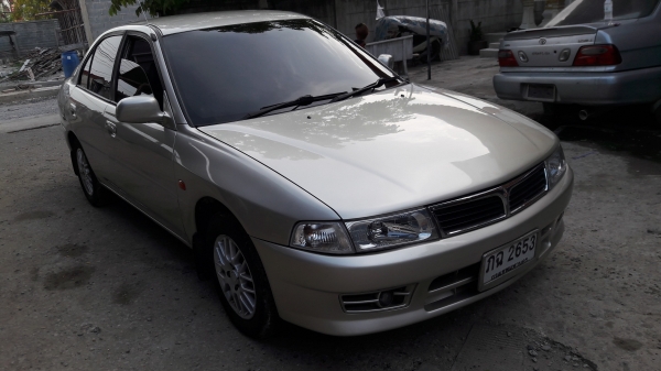 รถเก๋ง MITSUBISHI  LANCER ท้ายBENZ ปี 1999 เครื่อง 1600 cc. ตัวTOP เบาะหนัง เกียร์ออโต้ ราคา 75,000 บ.รถอยู่ดอนเมือง