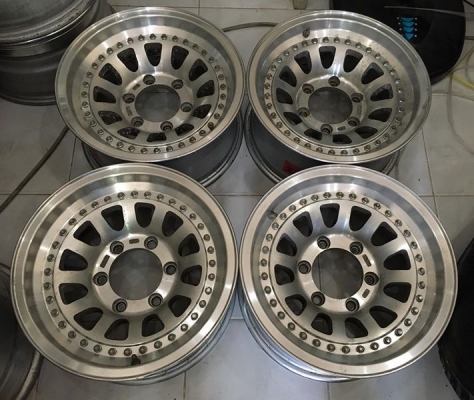 ล้อ CRAG (MADE IN TAIWAN) ขอบ 15x7 ลบ14 6รูกระบะ ถูถๆ