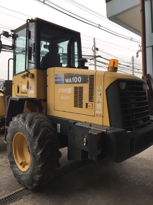 **รถนอกขายถูก**รถตัก WA100-5 สภาพสวยราคาถูก สีเดิมๆจากญี่ปุ่นแท้100\% ไม่เคยใช้งานในไทย โทร 081-1463244(เจ๊สุ)