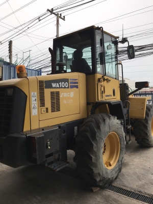 **รถนอกขายถูก**รถตัก WA100-5 สภาพสวยราคาถูก สีเดิมๆจากญี่ปุ่นแท้100\% ไม่เคยใช้งานในไทย โทร 081-1463244(เจ๊สุ)