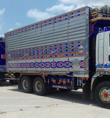 พ่วง 22 ล้อ ISUZU FXZ360 ปลายปี 58 ไมล์ 120,000กม. กระบะอลูมิเนียม-ดั้ม อู่ราชเจริญโคราช ขายดาวน์ 70