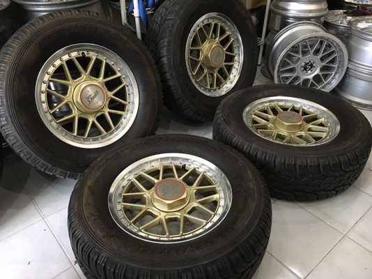 ล้อ SSR Spiel Stadt 3 ชิ้นแท้ ขอบ 17x7 ออฟ24 6รูกระบะ ติดยางสวยๆ ประมูลญี่ปุ่น ล้อ SSR Spiel Stadt 3 ชิ้นแท้ ขอบ 17x7 ออฟ24 6รูกระบะ ติดยางสวยๆ ประมูลญี่ปุ่น
