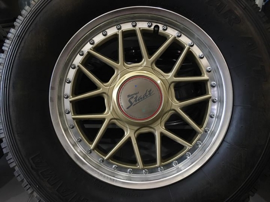 ล้อ SSR Spiel Stadt 3 ชิ้นแท้ ขอบ 17x7 ออฟ24 6รูกระบะ ติดยางสวยๆ ประมูลญี่ปุ่น