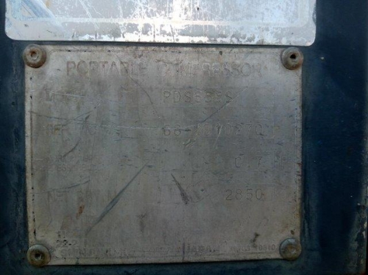 ปั้มลม AIRMAN PDS655S # 68-4B10270 มือสองญี่ปุ่น เก่ง NDT 085-904-9669