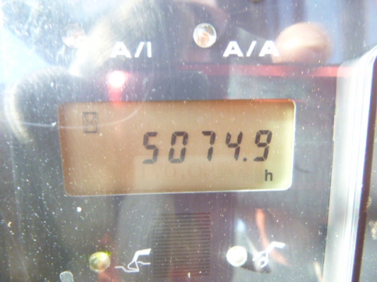 Hitachi ZX130K เก่าญี่ปุ่น ใบแทรค60ซม. มีไลน์หัวกระแทก แทรคเหล็กหุ้มก้อนยาง